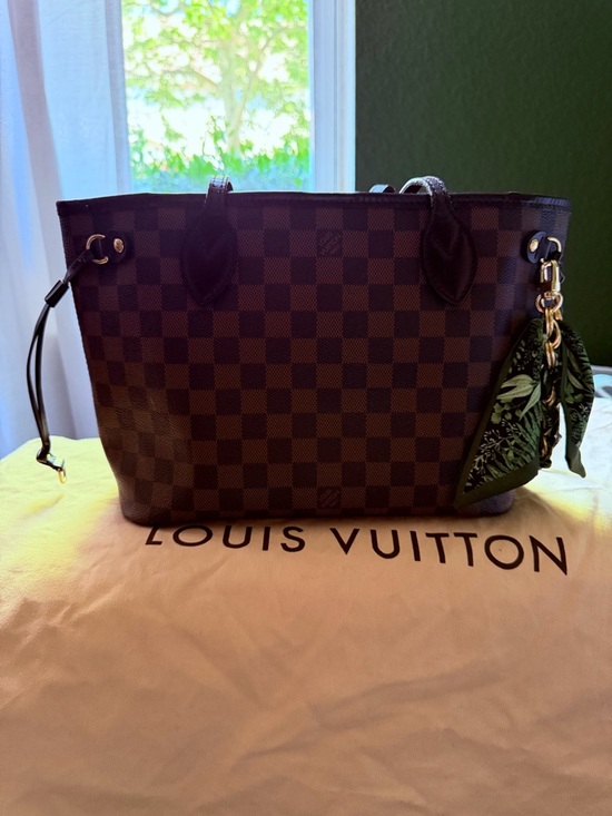 Louis Vuitton Handbags - Louis Vuitton Damier Ebene Canvas Tote Bag PM